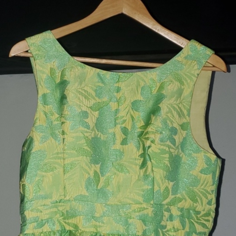 Ark & Co Green and Yellow Floral Dress
